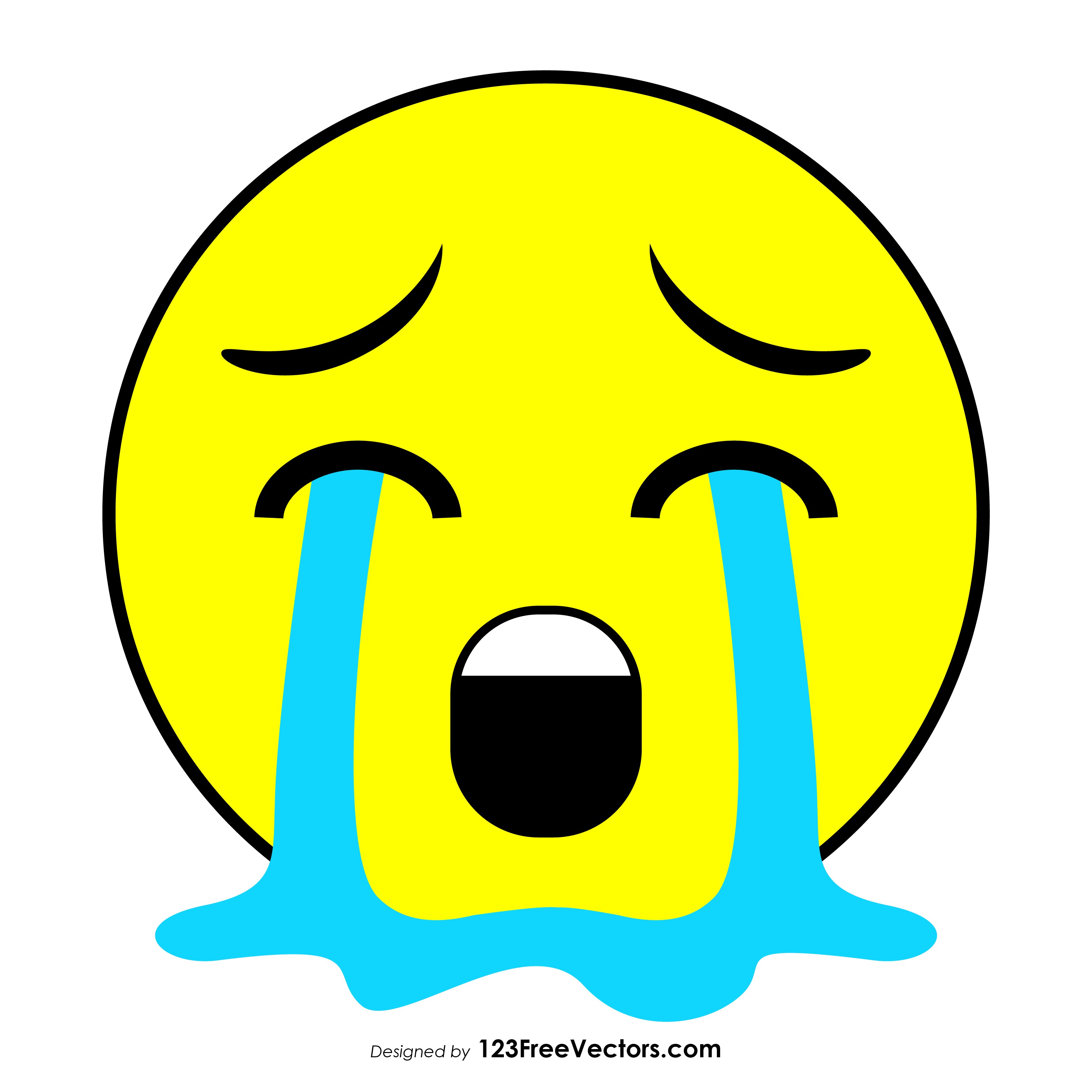 Loudly Crying Face Emoji Vector Download 3333x3333 Loudly Crying Face Emoji Vector Download