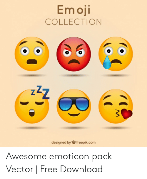 500x608 Emoji Collection Designed Awesome Emoticon Pack