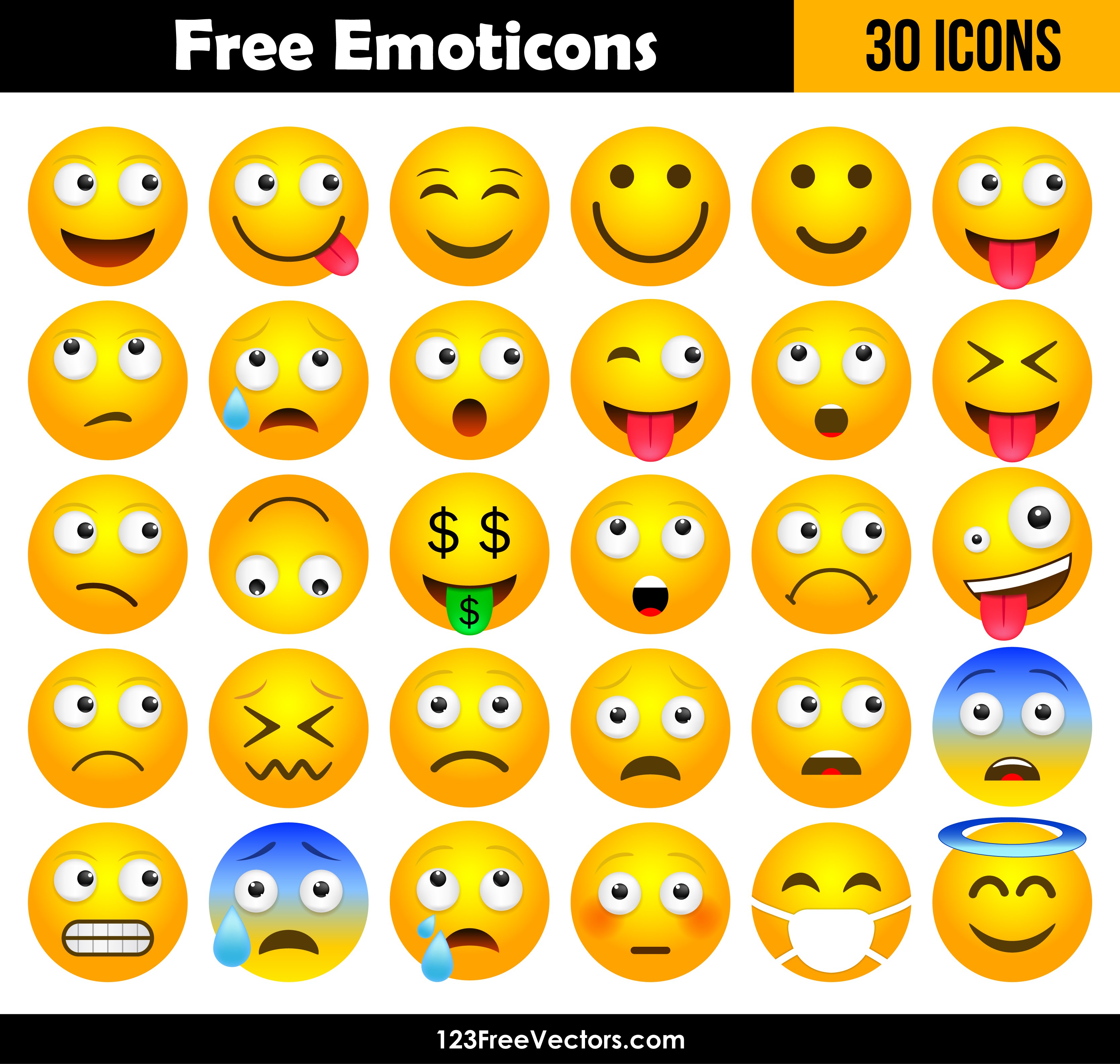 Emoji Vector Pack At Vectorified Com Collection Of Emoji Vector Pack Free For Personal Use