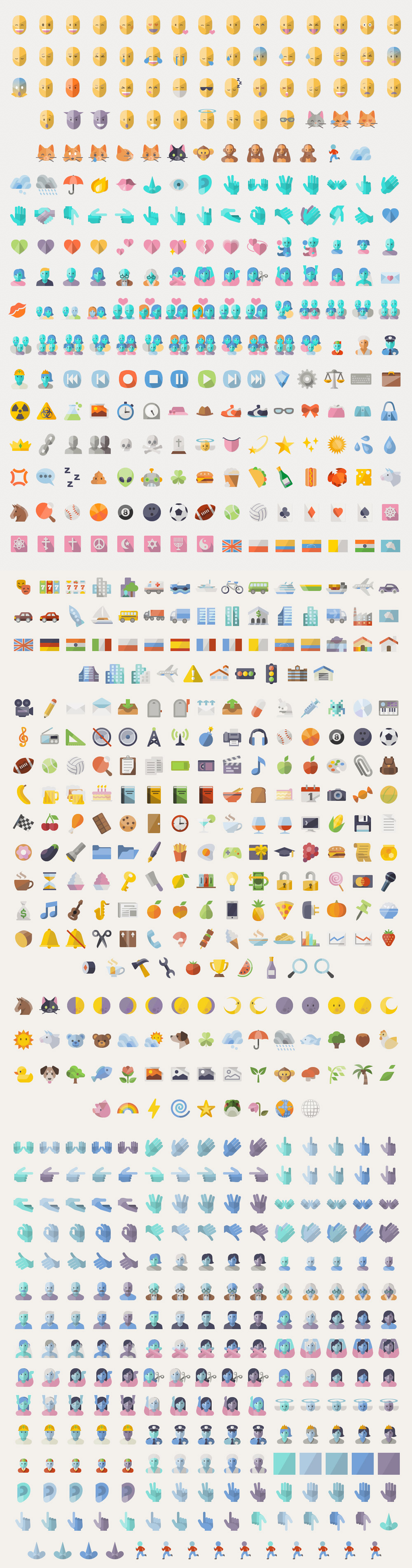 1000x3804 Flat Emoji List Vector Pack Freebies Emoji List, Emoji, Icon