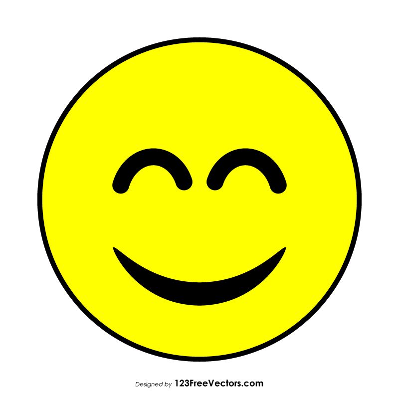 Smiling Face With Open Mouth And Smiling Eyes Emoji Icons Vector 800x800 Smiling Face With Open Mouth And Smiling Eyes Emoji Icons Vector