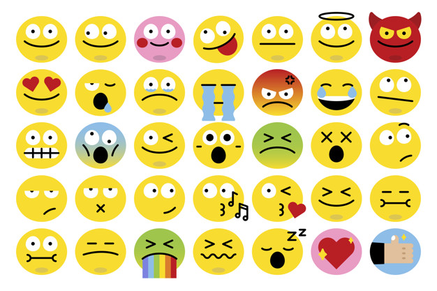 Different Emoji Set Vector Free Download 626x417 Different Emoji Set Vector Free Download