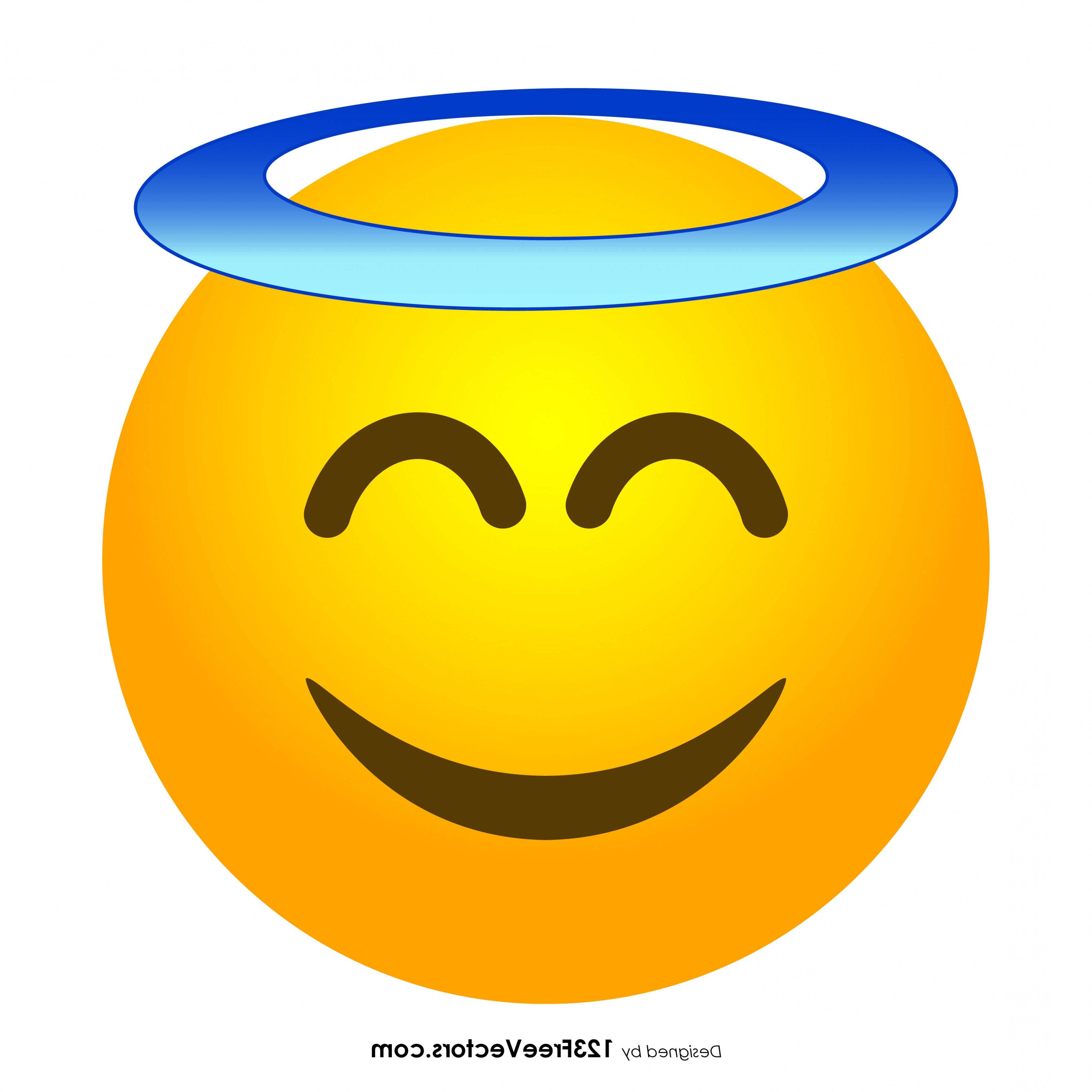 3999x3999 Smiling Face With Halo Emoji Vector Soidergi