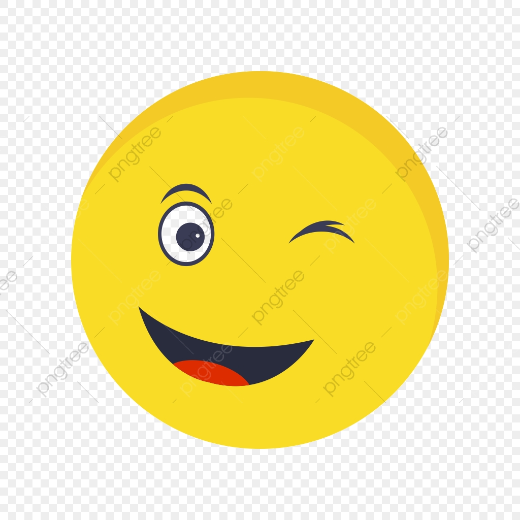 1024x1024 Wink Emoji Vector Icon, Wink, Emoji, Emoticon Png And Vector