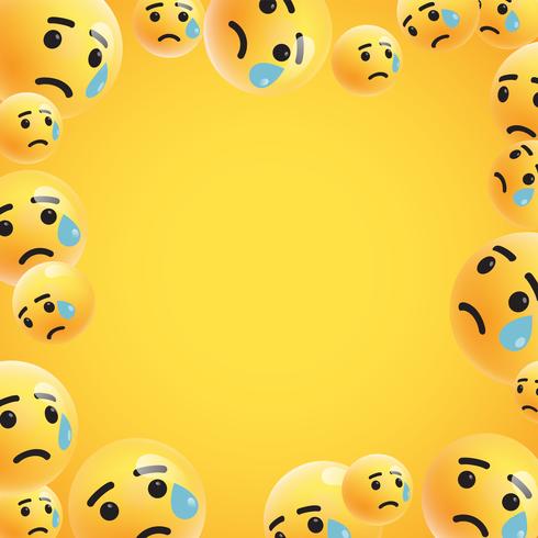 490x490 Group Of High Detailed Yellow Emoticons, Vector Illustration