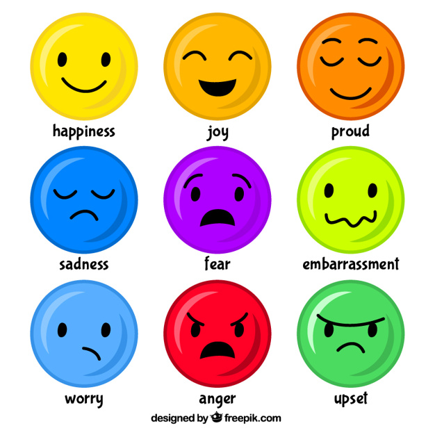 626x626 Mood Emoticons Vector Free Download