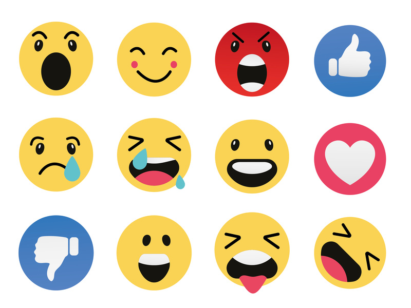 800x600 Smileys Emoticons Vector Set