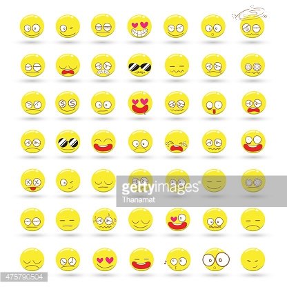 Set Of Emotions Vector Cartoon Premium Clipart 416x416 Set Of Emotions Vector Cartoon Premium Clipart
