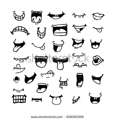 Seth Doodle Mouths From The Hand Drawn Cartoon Emotions Vector 450x470 Seth Doodle Mouths From The Hand Drawn Cartoon Emotions Vector