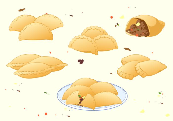 Empanadas Free Vector Art 700x490 Empanadas Free Vector Art