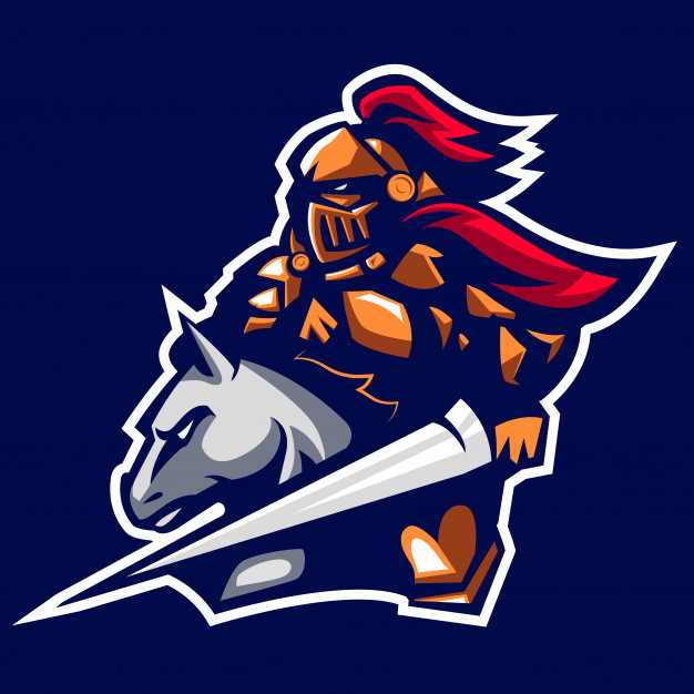 626x626 Paladin Knight Of The Ancient Emperor Mascot Logo Vector Premium