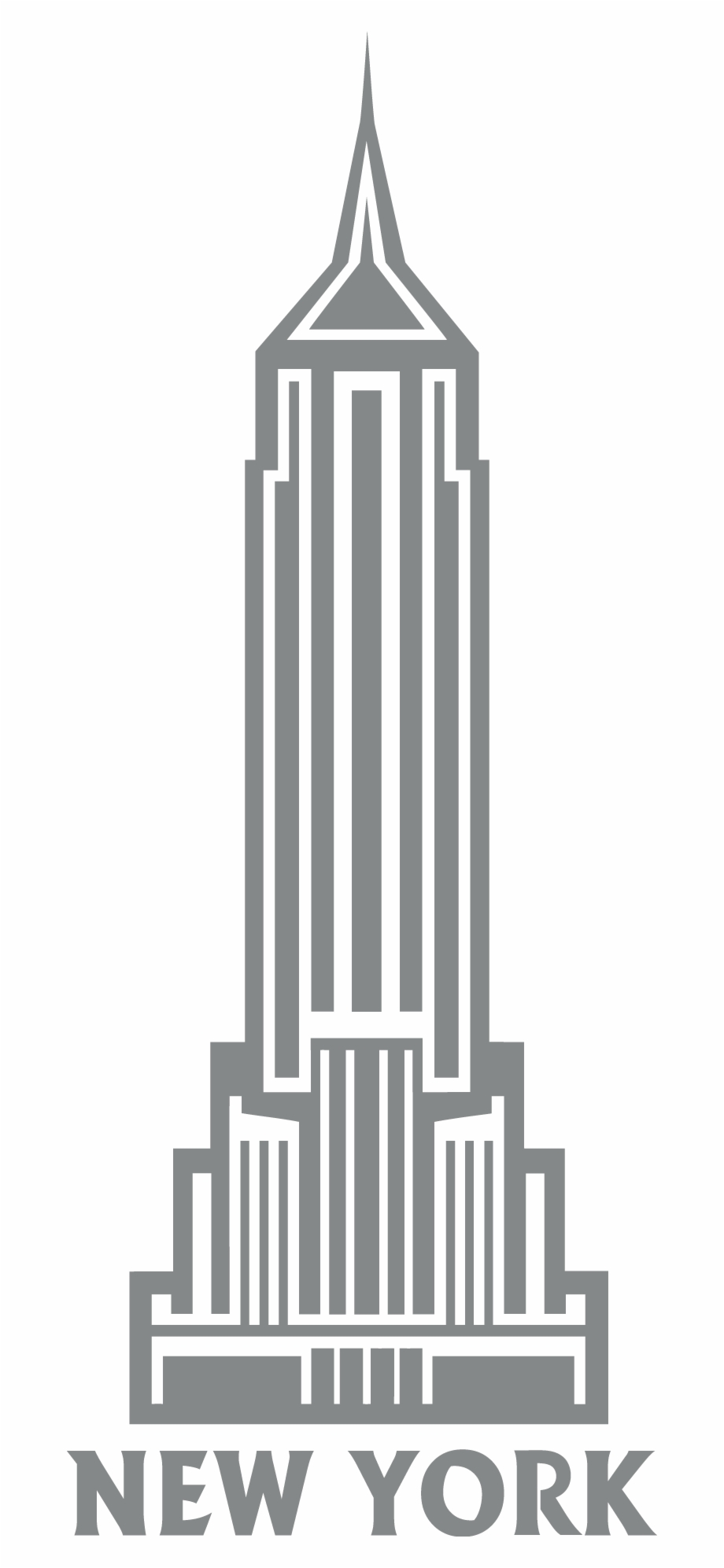 920x1993 Empire Clipart New York Building