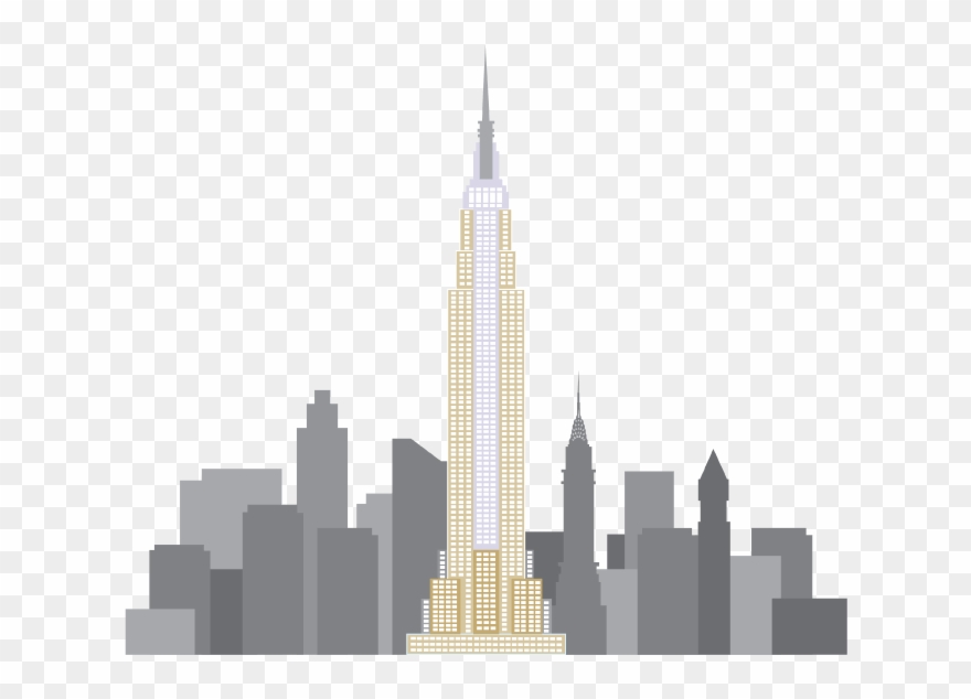 880x634 Empire State Building Clipart