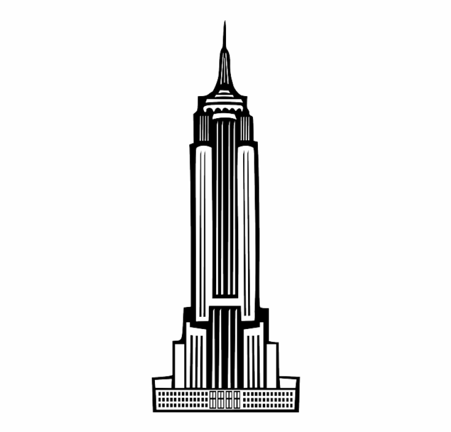 920x881 Empire State Building Skyscraper Free Vector Graphic