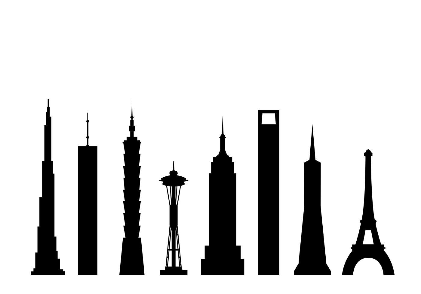 1400x980 Empire State Building Free Vector Art