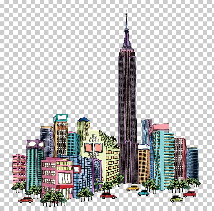728x719 Empire State Building High Rise Building Png, Clipart, Building
