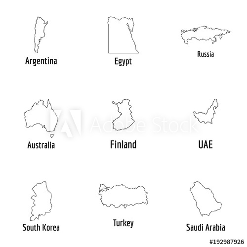 500x500 Empire Icons Set Outline Set Of Empire Vector Icons For Web