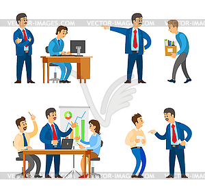300x280 Boss In Office, Director Firing Man Bad Employee