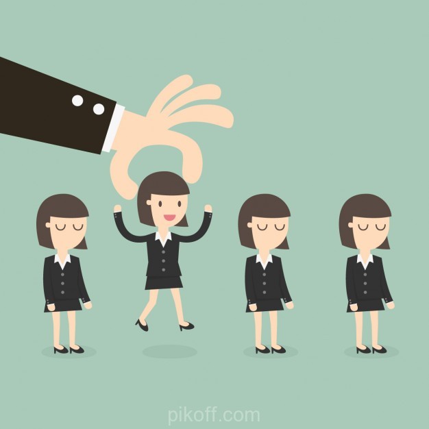 626x626 Boss Choosing An Employee Vector Free Download