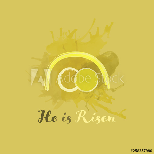 500x500 Christian Worship And Praise Empty Tomb In Watercolor Style Text