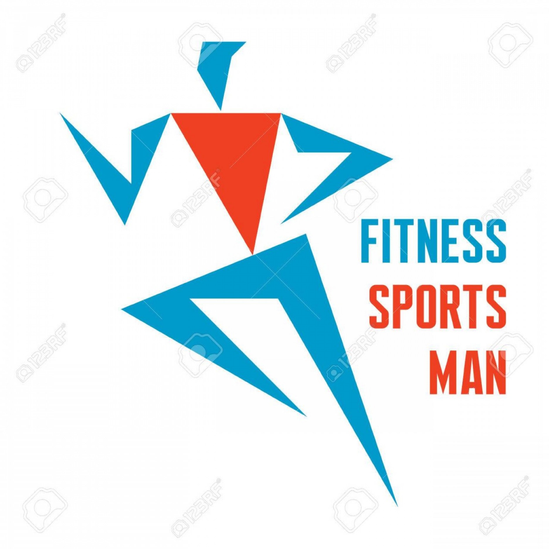 1872x1872 Photostock Vector Fitness Sports Man Running Man Vector Logo Sign