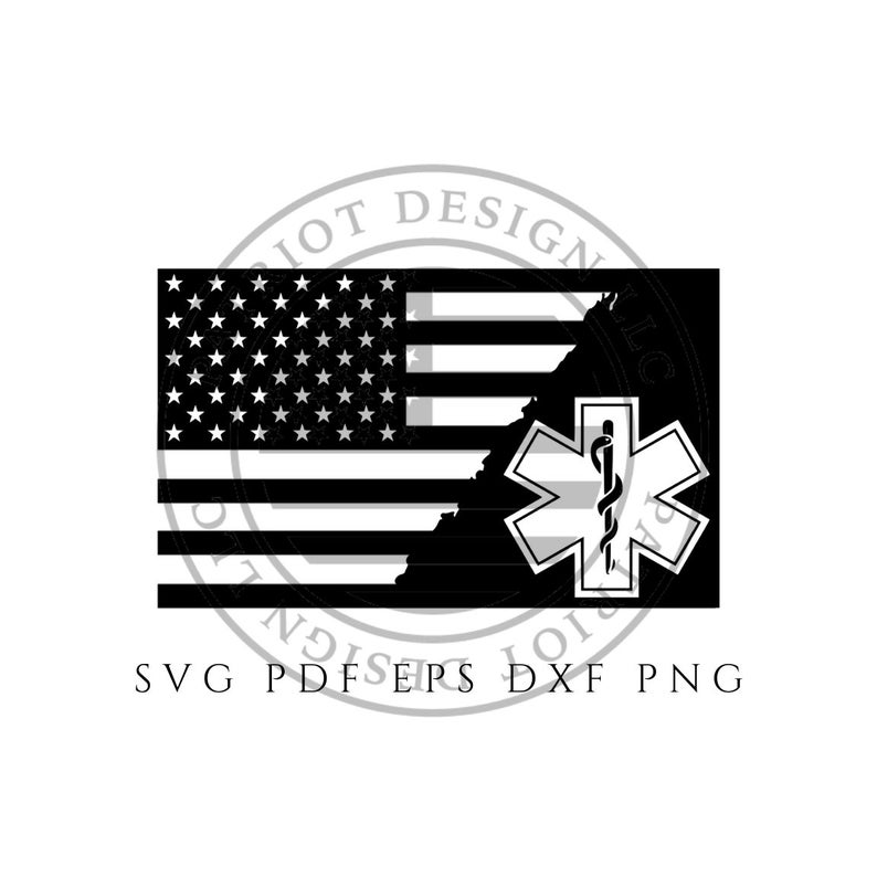 794x794 Ems Ems Flag Paramedic First Responder American Flag Etsy
