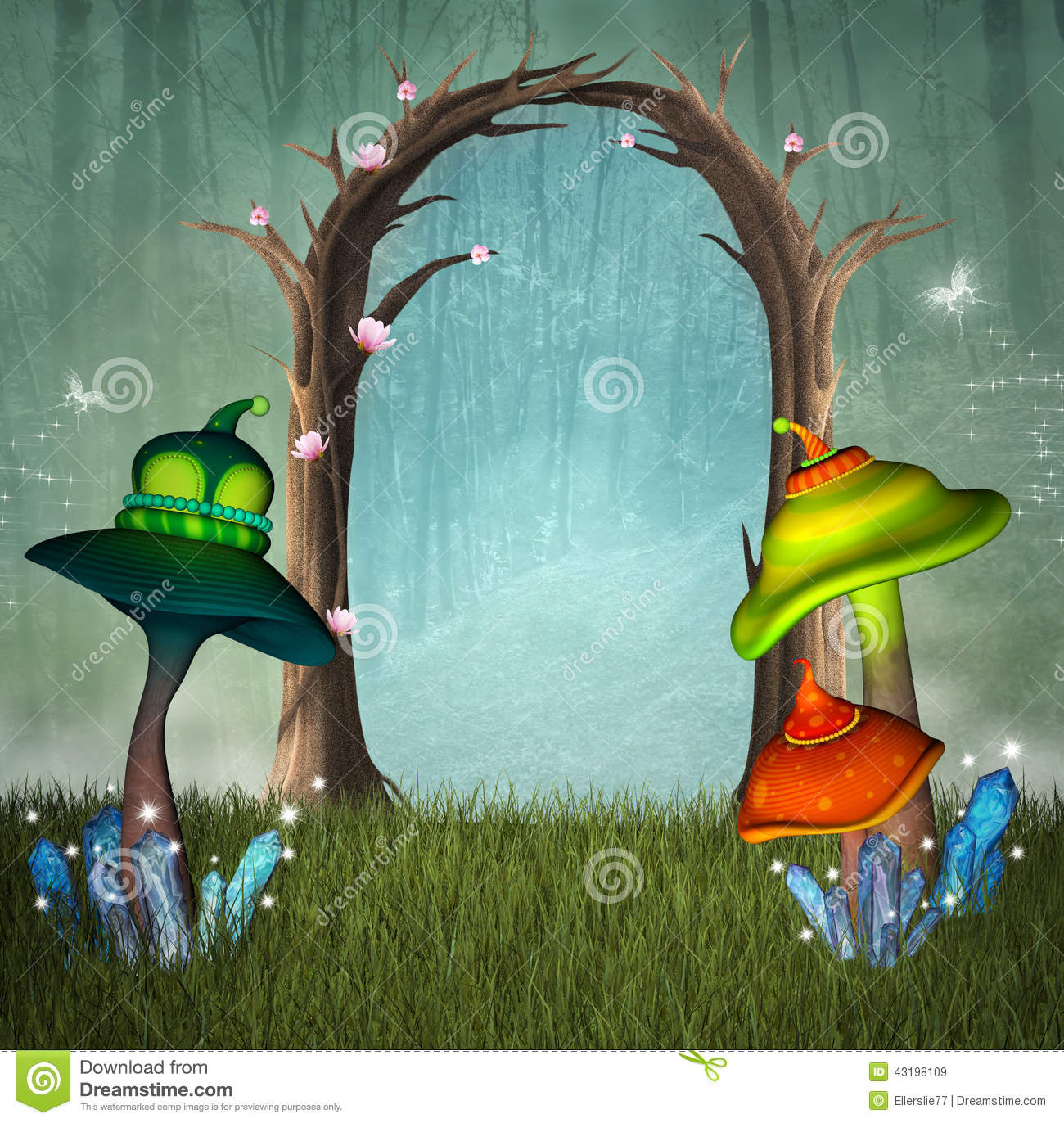 1300x1372 Huge Collection Of 'enchanted Forest Clipart' Download More Than