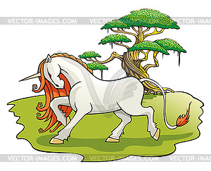 300x243 Mythical Unicorn In The Enchanted Forest