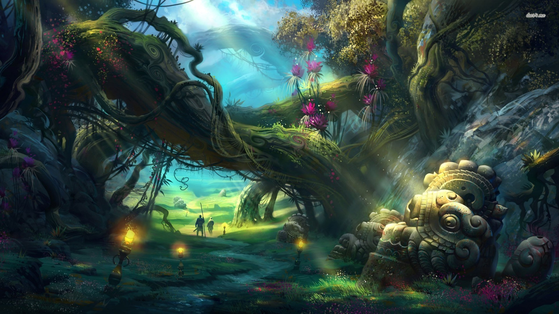 1920x1080 Adventures In The Enchanted Forest Wallpaper
