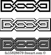 181x194 Free Art Print Of Vector Paper Endless Celtic Knots Freeart