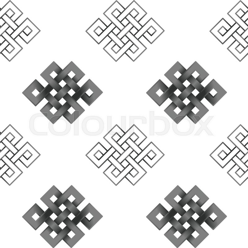 800x800 Seamless Pattern With Silver Endless Stock Vector Colourbox