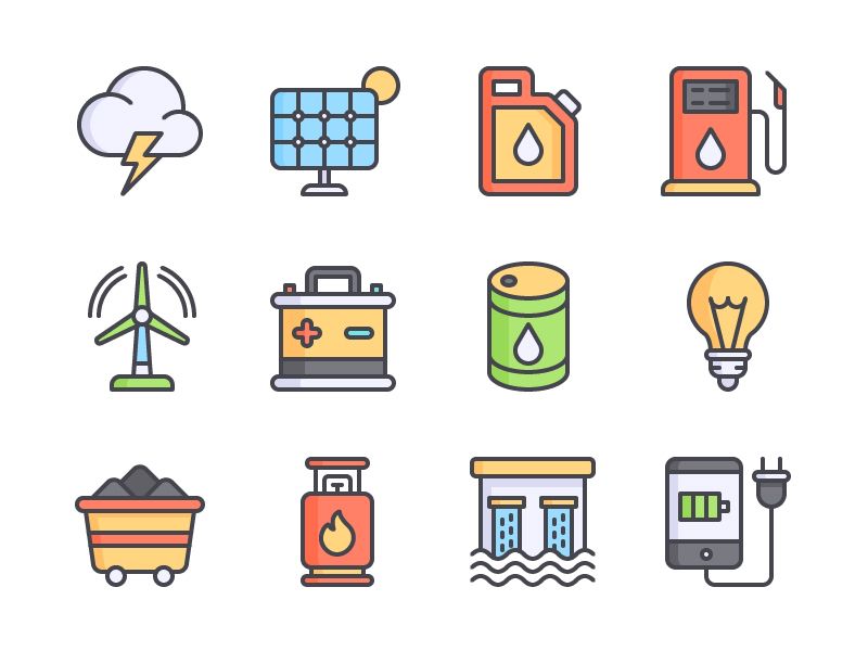 800x600 Free Energy Icons Icons Icon Design, Toolbar Icons, Energy