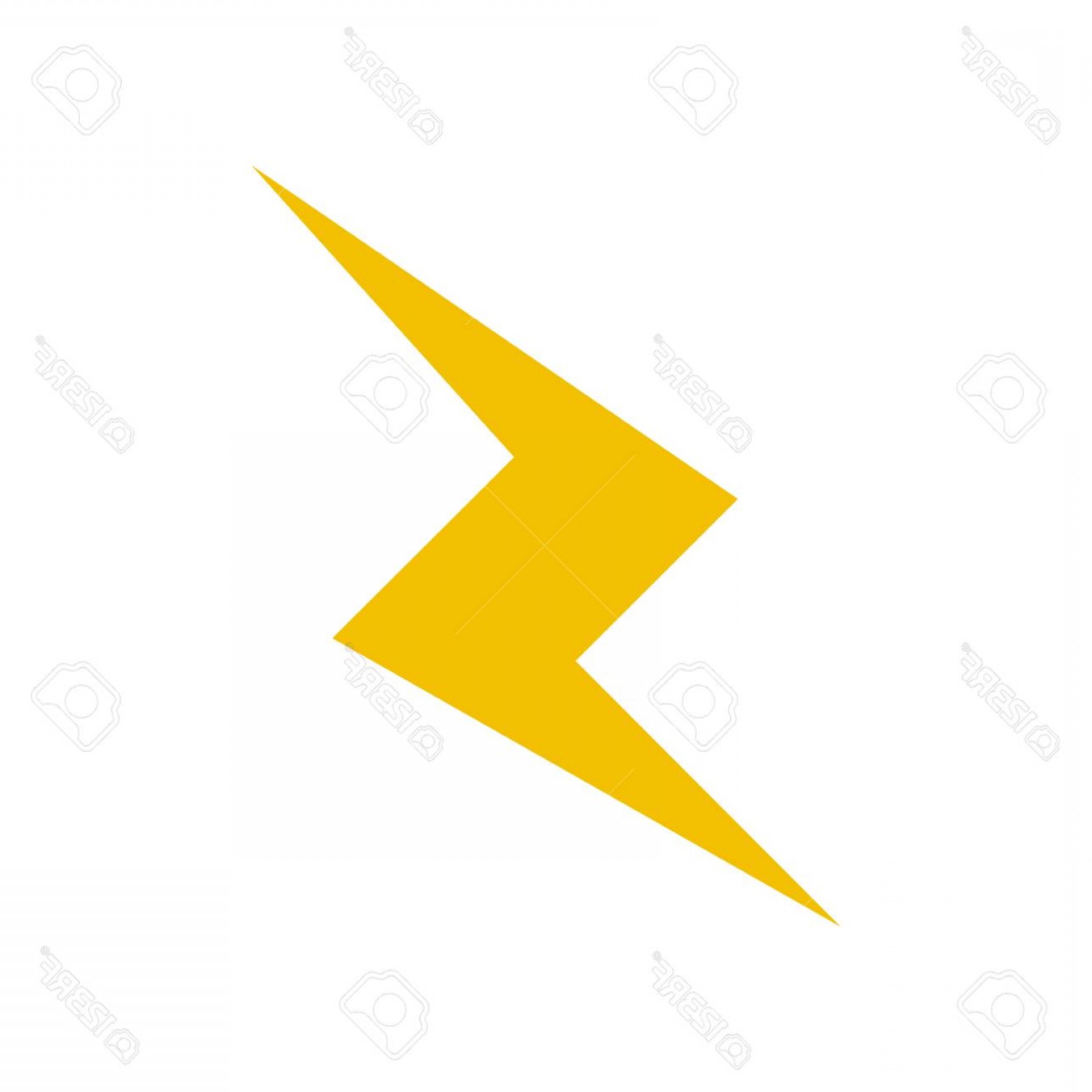 1560x1560 Photostock Vector Thunderbolt Lightning Power Energy Icon Vector