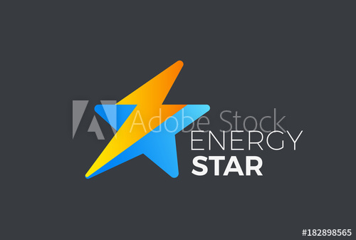500x337 Star Flash Thunderbolt Logo Vector Speed Energy Logotype Icon