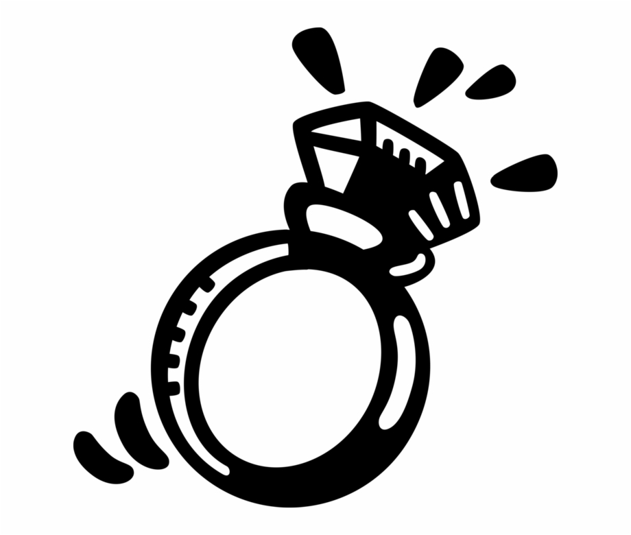 920x780 Vector Illustration Of Diamond Wedding Engagement Ring
