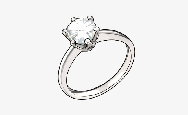 650x400 Cartoon Wedding Ring Vector Diamond Ring Marry Cartoon Diamond