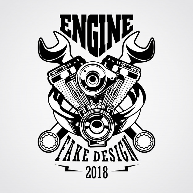 626x626 Engine Garage Logo Vector Premium Download
