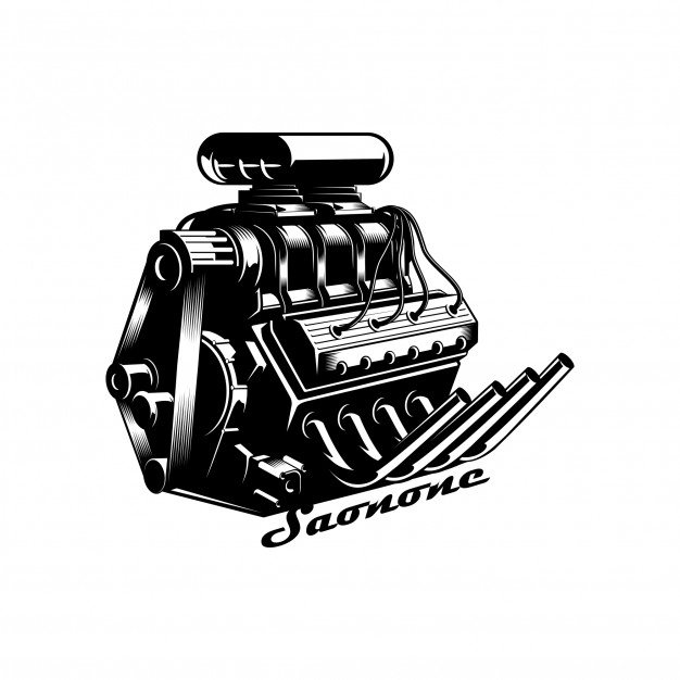 626x626 Engine Vector Vector Premium Download