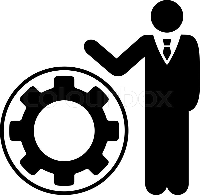 800x779 Engineer Vector Icon Style Is Flat Stock Vector Colourbox