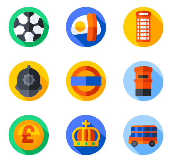 600x564 England Icons