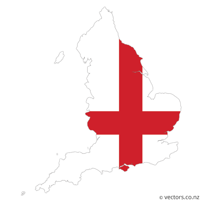 700x700 Flag Vector Map Of England Flag Map Of The Epic Coolness Map