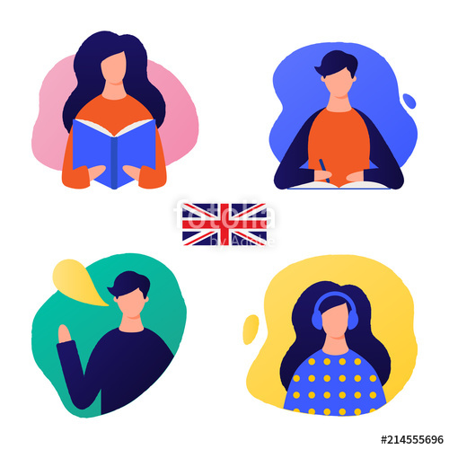 500x500 Learn English Vector Illustration Stock Image And Royalty Free