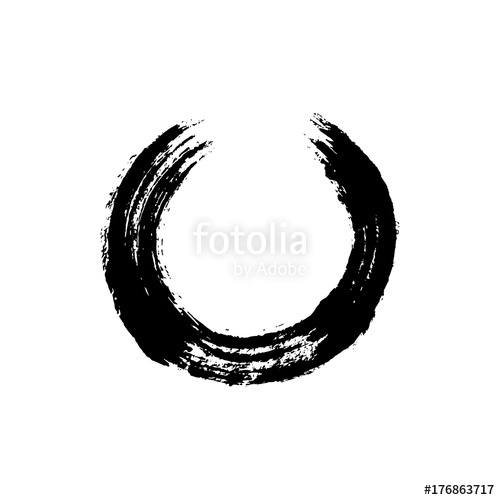 500x500 Enso Open Circle Buddhist Symbol For The Never Ending Journey