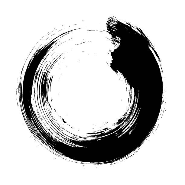 612x612 Enso Circular Brush Stroke