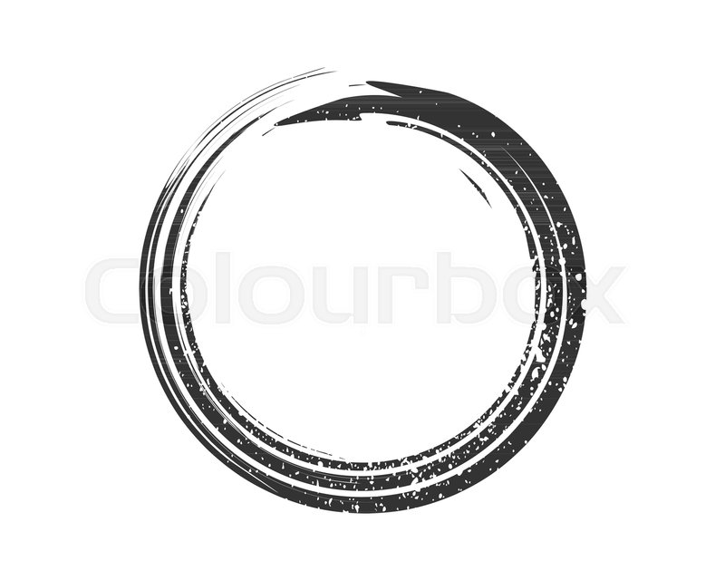 800x640 Enso Zen Symbol Black Stock Vector Colourbox