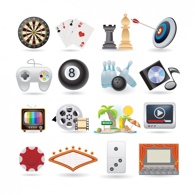 626x626 Entertainment Icon Set Vector Free Download