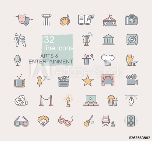 500x464 Arts And Entertainment Icon Set Collection Of Vector Icons