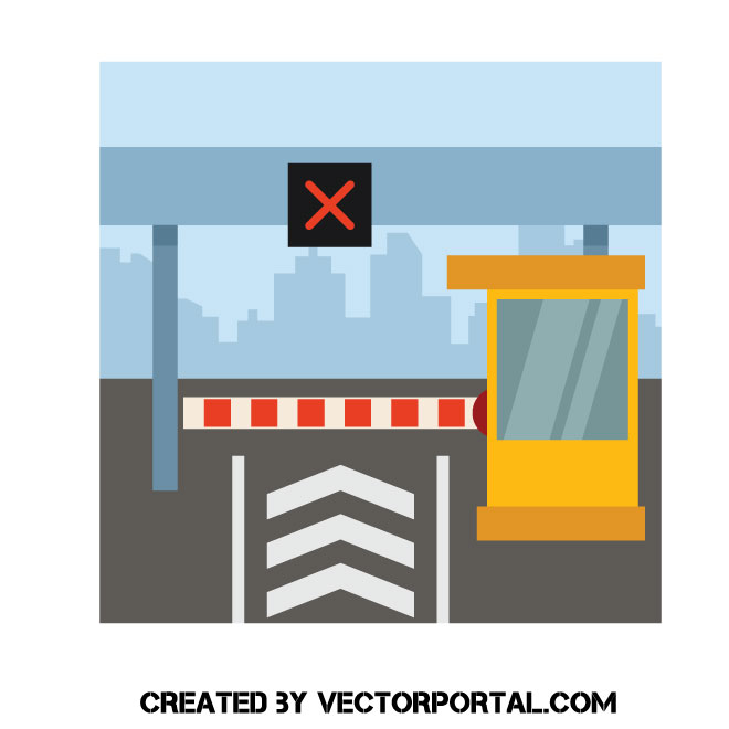 660x660 Entrance To Parking Area Vector
