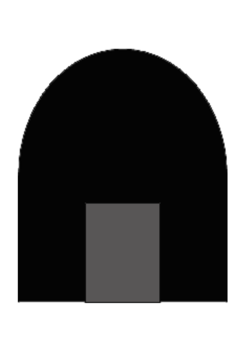 353x500 Entrance Vector Silhouette