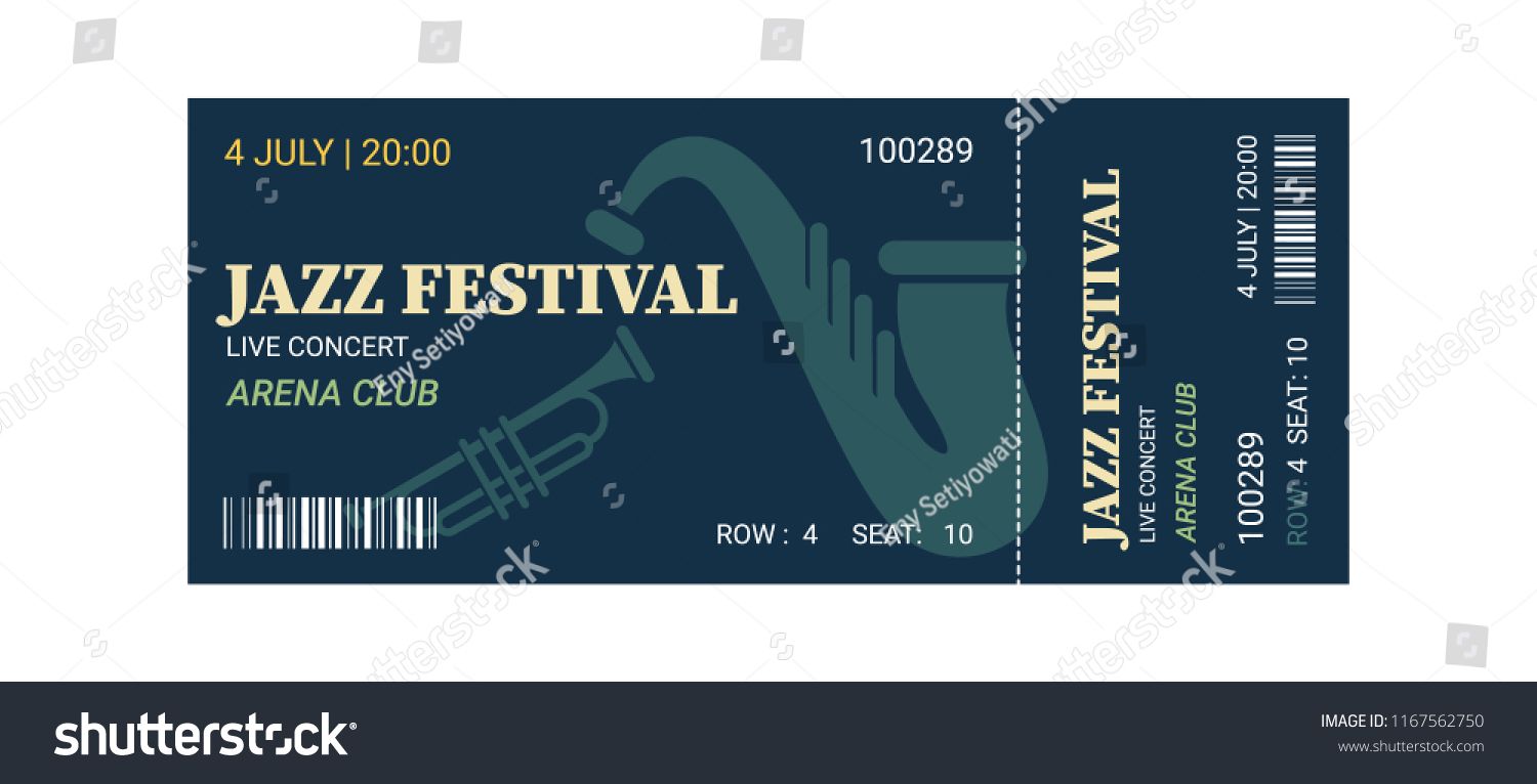 1500x766 Jazz Festival, Music, Dance, Party, Live Concert Entrance Vector